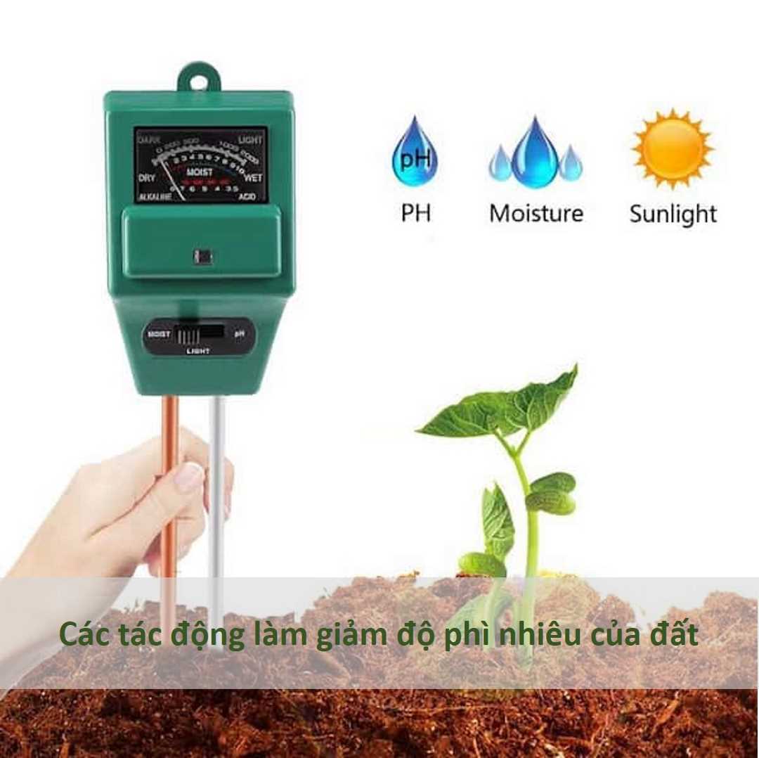 Các tác động làm giảm độ phì nhiêu của đất 