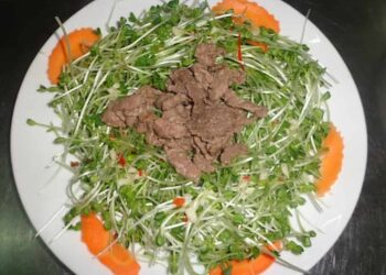 Cách làm gỏi bò rau mầm thanh mát ngày hè ngay tại nhà