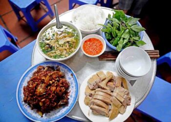 quán ngan cháy tỏi ngon Hà Nội